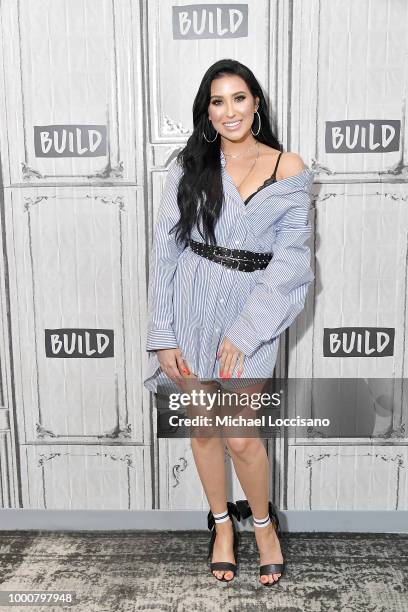 Beauty YouTuber Jaclyn Hill visits Build to discuss the Morphe X "Jaclyn Hill Palette" at Build Studio on July 17, 2018 in New York City.