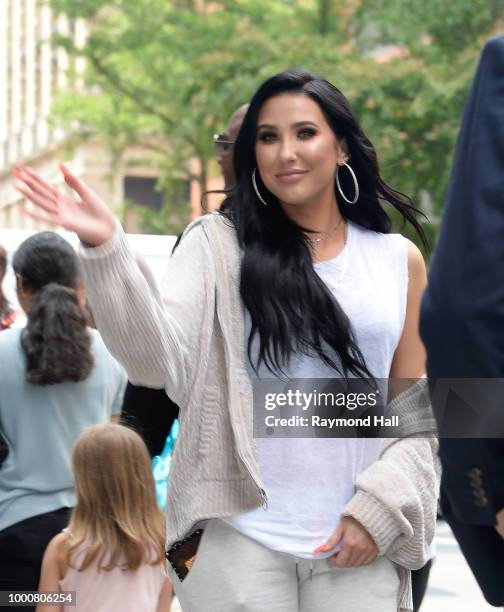 Jaclyn Hill is seen in Soho on July 17, 2018 in New York City.