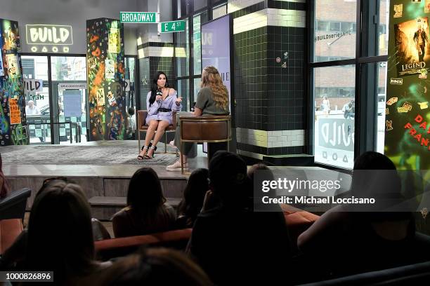 Beauty YouTuber Jaclyn Hill visits Build to discuss the Morphe X "Jaclyn Hill Palette" at Build Studio on July 17, 2018 in New York City.