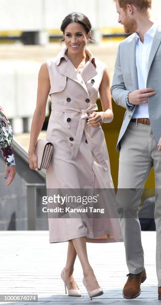 Meghan, Duchess of Sussex visits the Nelson Mandela Centenary Exhibition at Southbank Centre on July 17, 2018 in London, England.