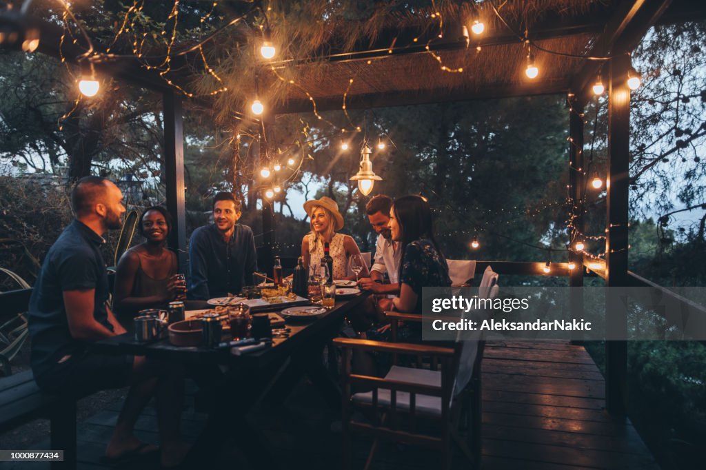 Sommer-Dinner-party