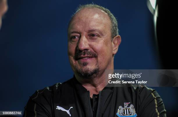 Newcastle United Manager Rafael Benitez during the Pre Season Friendly match between St.Patricks Athletic and Newcastle United at Richmond Park on...