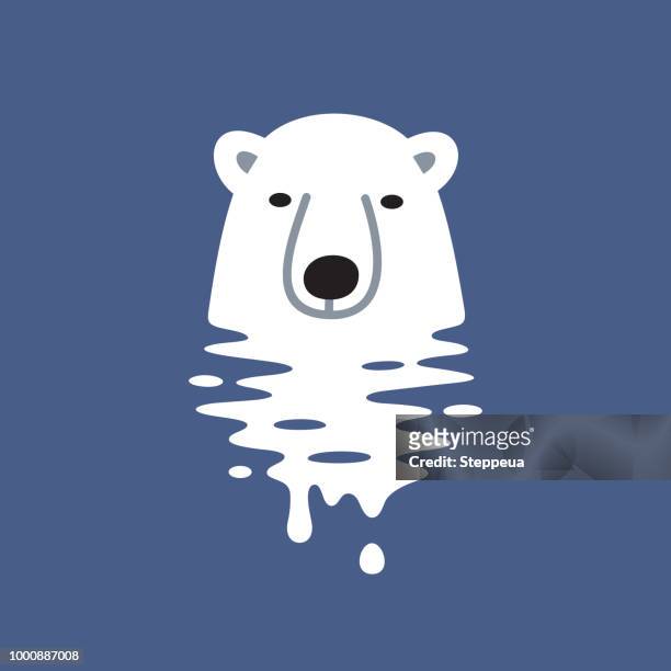 ilustrações, clipart, desenhos animados e ícones de projeto aquecimento global - urso polar