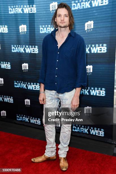 Rob Welsh attends the premiere of Blumhouse Productions and Universal Pictures' "Unfriended: Dark Web" at L.A. LIVE on July 17, 2018 in Los Angeles,...