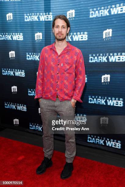 Tim Loden attends the premiere of Blumhouse Productions and Universal Pictures' "Unfriended: Dark Web" at L.A. LIVE on July 17, 2018 in Los Angeles,...