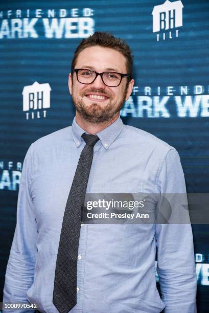 Nelson Greaves attends the premiere of Blumhouse Productions and Universal Pictures' "Unfriended: Dark Web" at L.A. LIVE on July 17, 2018 in Los...