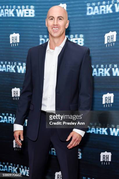 Douglas Tait attends the premiere of Blumhouse Productions and Universal Pictures' "Unfriended: Dark Web" at L.A. LIVE on July 17, 2018 in Los...