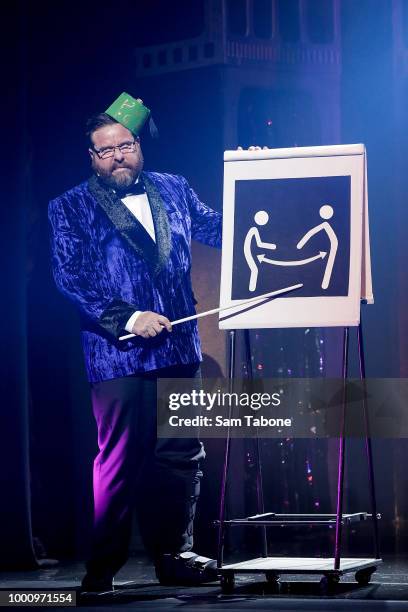 Shane Jacobson during a media preview for Rocky Horror Show at Her Majesty's Theatre on July 18, 2018 in Melbourne, Australia.