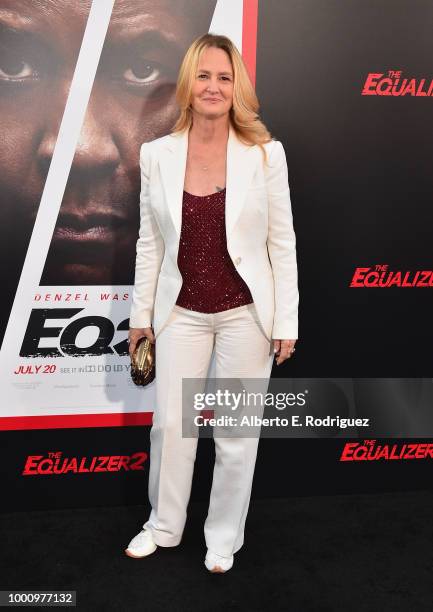 Melissa Leo attends the premiere of Columbia Picture's "Equalizer 2" at TCL Chinese Theatre on July 17, 2018 in Hollywood, California.