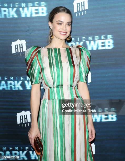 Rebecca Rittenhouse arrives to the Los Angeles premiere of Blumhouse Productions and Universal Pictures' "Unfriended: Dark Web" held at L.A. LIVE on...