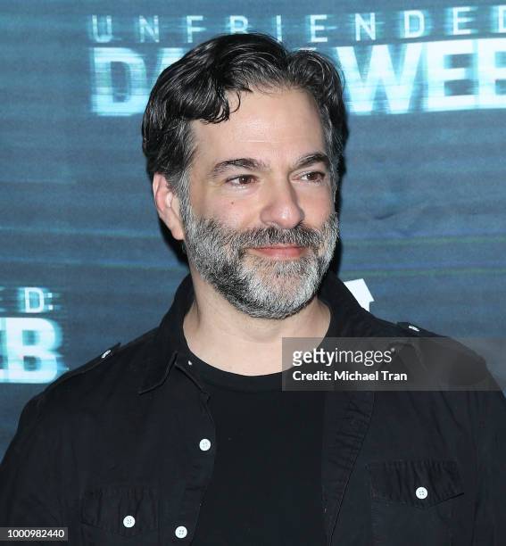 Stephen Susco arrives to the Los Angeles premiere of Blumhouse Productions and Universal Pictures' "Unfriended: Dark Web" held at L.A. LIVE on July...