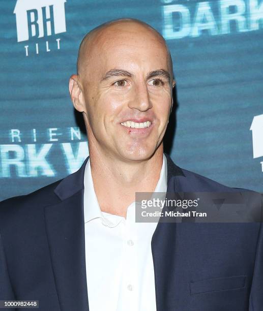 Douglas Tait arrives to the Los Angeles premiere of Blumhouse Productions and Universal Pictures' "Unfriended: Dark Web" held at L.A. LIVE on July...