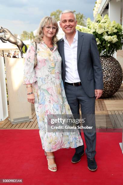 Andreas von Thien and his wife Alexandra von Thien during the media night of the CHIO 2018 on July 17, 2018 in Aachen, Germany.
