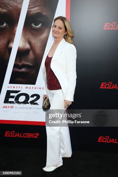 Melissa Leo attends the premiere of Columbia Picture's "Equalizer 2" at TCL Chinese Theatre on July 17, 2018 in Hollywood, California.