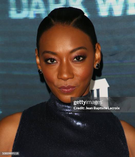 Betty Gabriel attends the premiere of Blumhouse Productions and Universal Pictures' 'Unfriended: Dark Web' at L.A. LIVE on July 17, 2018 in Los...