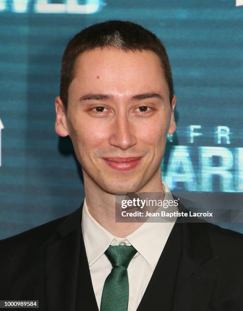 Alexander Ward attends the premiere of Blumhouse Productions and Universal Pictures' 'Unfriended: Dark Web' at L.A. LIVE on July 17, 2018 in Los...