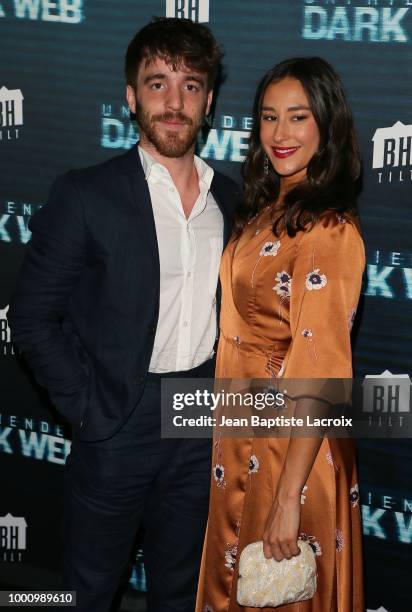 Connor Del Rio and Chelsea Kurtz attend the premiere of Blumhouse Productions and Universal Pictures' 'Unfriended: Dark Web' at L.A. LIVE on July 17,...