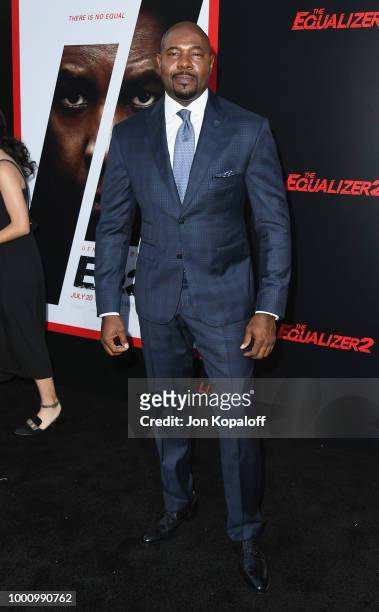 Antoine Fuqua attends premiere of Columbia Picture's "Equalizer 2" at TCL Chinese Theatre on July 17, 2018 in Hollywood, California.
