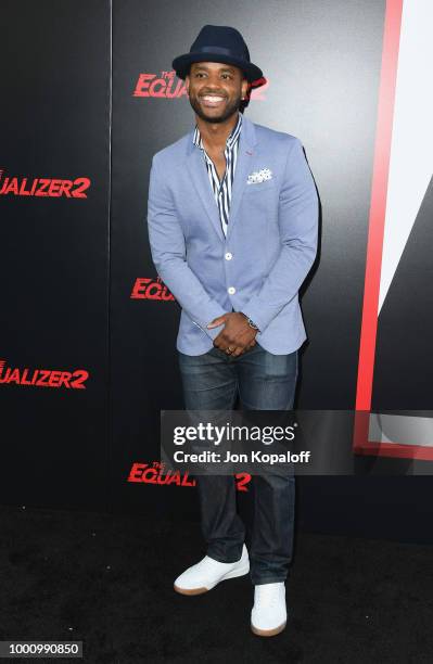 Larenz Tate attends premiere of Columbia Picture's "Equalizer 2" at TCL Chinese Theatre on July 17, 2018 in Hollywood, California.