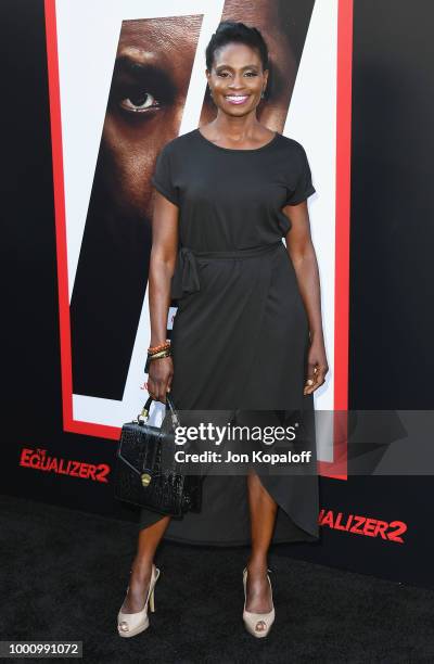 Adina Porter attends premiere of Columbia Picture's "Equalizer 2" at TCL Chinese Theatre on July 17, 2018 in Hollywood, California.