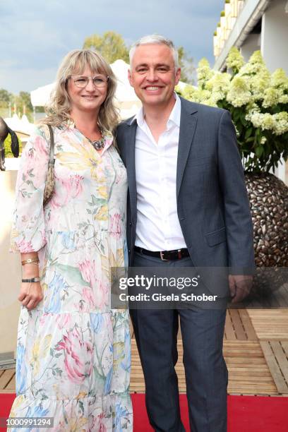 Andreas von Thien and his wife Alexandra von Thien during the media night of the CHIO 2018 on July 17, 2018 in Aachen, Germany.