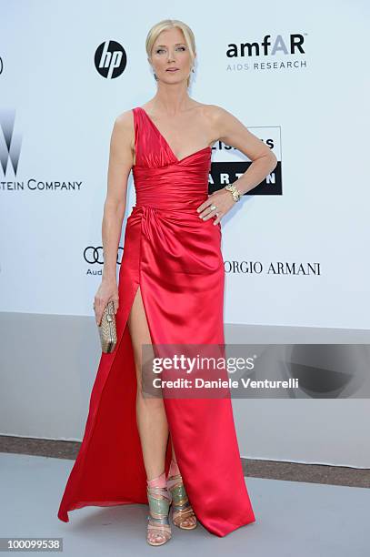 Actress Joely Richardson attends amfAR's Cinema Against Aids Gala at the Hotel Du Cap during the 63rd International Cannes Film Festival on May 20,...