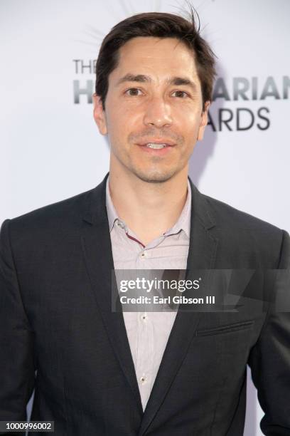 Justin Long attends the 4th Annual Sports Humanitarian Awards at The Novo by Microsoft on July 17, 2018 in Los Angeles, California.