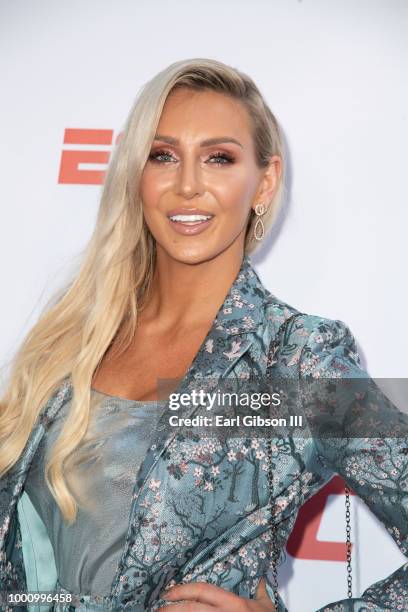 Charlotte Flair attends the 4th Annual Sports Humanitarian Awards at The Novo by Microsoft on July 17, 2018 in Los Angeles, California.