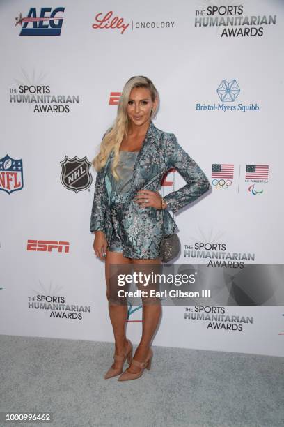 Charlotte Flair attends the 4th Annual Sports Humanitarian Awards at The Novo by Microsoft on July 17, 2018 in Los Angeles, California.