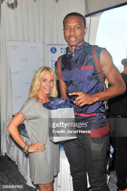 Wendell Carter attends Hemp Hyrdate and GBK Pre ESPY Lounge on July 17, 2018 in Los Angeles, California.