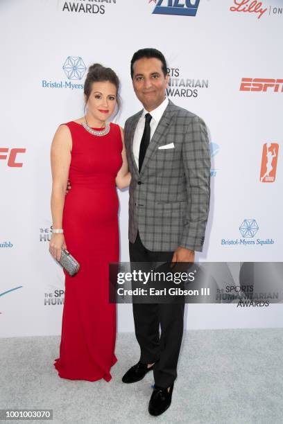 Kevin Neghandi attends the 4th Annual Sports Humanitarian Awards at The Novo by Microsoft on July 17, 2018 in Los Angeles, California.