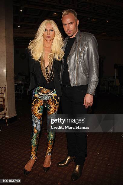 Designers The Blonds Philip Blond and David Blond attend the 9th annual "Tulips & Pansies: A Headdress Affair" at Gotham Hall on May 20, 2010 in New...