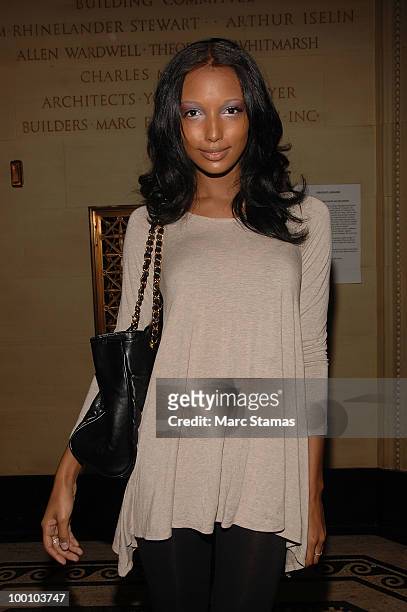 Model Jasmine Pookes attends the 9th annual "Tulips & Pansies: A Headdress Affair" at Gotham Hall on May 20, 2010 in New York City.