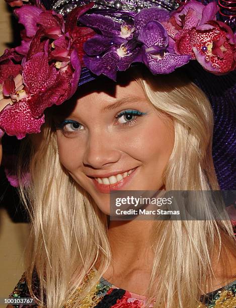 Model Dalea attends the 9th annual "Tulips & Pansies: A Headdress Affair" at Gotham Hall on May 20, 2010 in New York City.