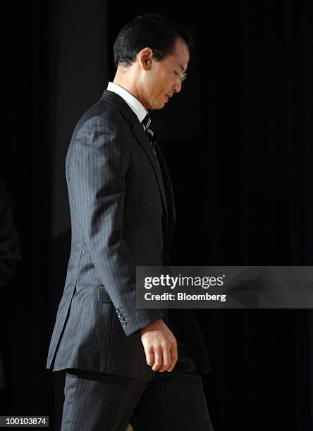 Korn Chatikavanij, Thailand's finance minister, arrives for the 16th International Conference on The Future of Asia in Tokyo, Japan, on Friday, May...