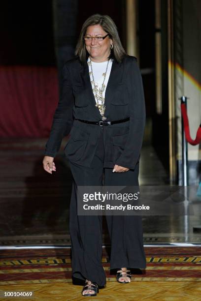 Guest Judge Fern Mallis attends the 9th Annual "Tulips & Pansies: A Headdress Affair" at Gotham Hall on May 20, 2010 in New York City.