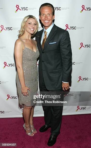 News 12 reporter Erica Zaky and news anchor Chris Wragge attend Young Survival Coalition Hosts "In Living Pink" Benefit at Crimson on May 20, 2010 in...