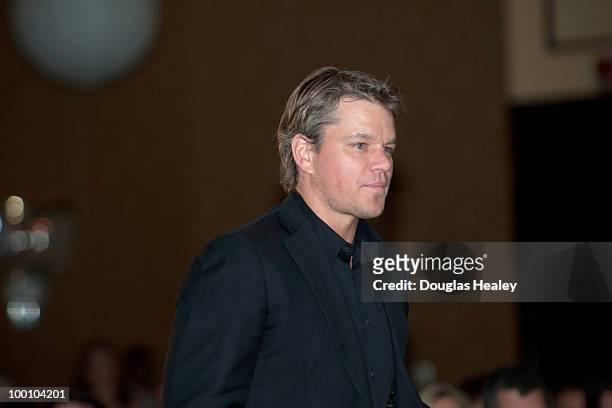 Matt Damon is honored at the Save the Children's 3rd Annual Celebration of Hope at the Hyatt Regency on May 20, 2010 in Old Greenwich, Connecticut.