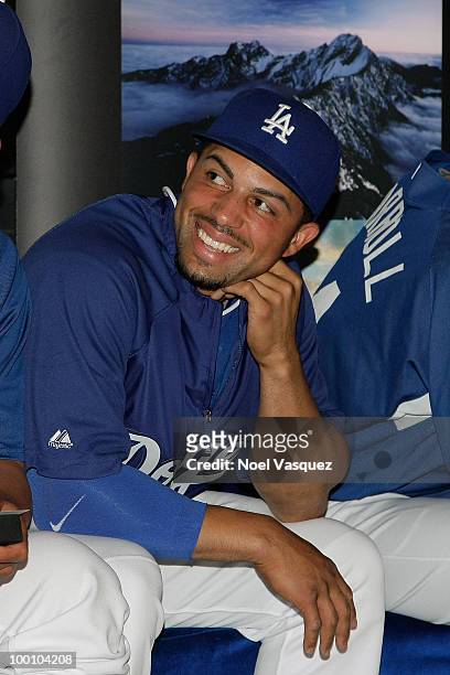Xavier Paul attends the Los Angeles Dodger's news conference announcing partnership with Taiwan Tourism Board on May 20, 2010 in Los Angeles,...