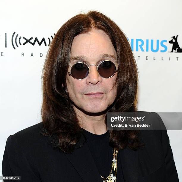 Musician Ozzy Osbourne appears at SIRIUS XM Studios to promote his new album "Scream" on May 20, 2010 in New York City.