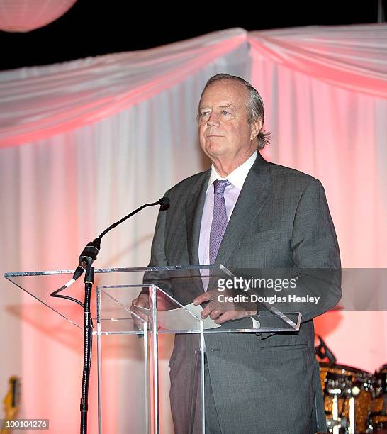 Philip H. Geier, Jr., is honored at the Save the Children's 3rd Annual Celebration of Hope at the Hyatt Regency on May 20, 2010 in Old Greenwich,...
