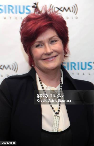 Sharon Osbourne promotes "Scream" at the SIRIUS XM Studio on May 20, 2010 in New York City.