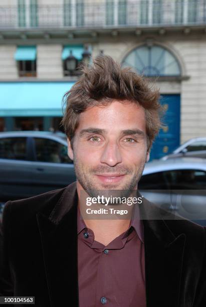 Arnaud Clement arrives at Jo Wilfried Tsonga 'Ace de Coeur' Charity Cocktail at Hotel Park Hyatt on May 20, 2010 in Paris, France.