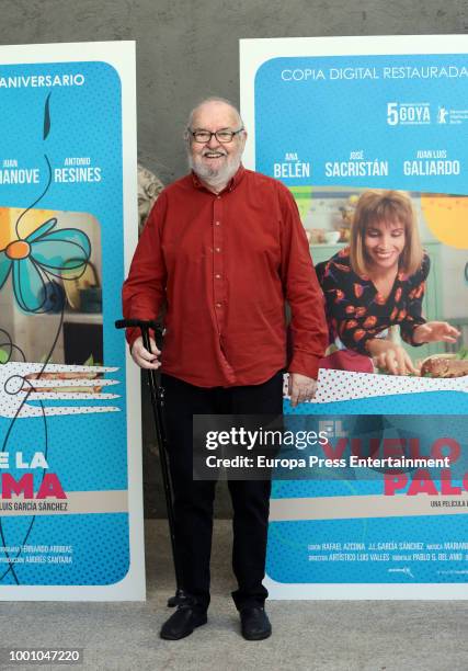 Director Jose Luis Garcia Sanchez attends 'El Vuelo de La Paloma' 30th anniversary at Academia de Cine on July 17, 2018 in Madrid, Spain.