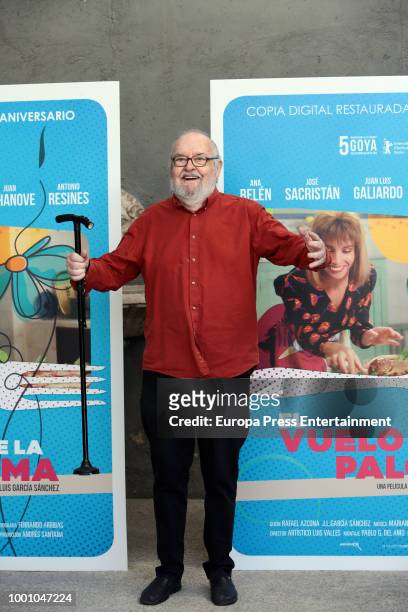 Director Jose Luis Garcia Sanchez attends 'El Vuelo de La Paloma' 30th anniversary at Academia de Cine on July 17, 2018 in Madrid, Spain.