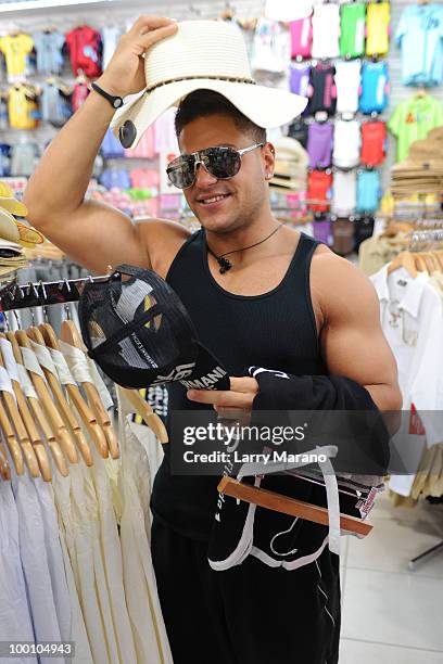 Ronnie Ortiz Margo is seen shopping on May 20, 2010 in Miami Beach, Florida.