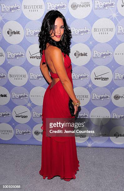 Actress Adriana Campos attends the 14th Annual People En Espanol "50 Most Beautiful" issue celebration at Guastavino's on May 20, 2010 in New York...