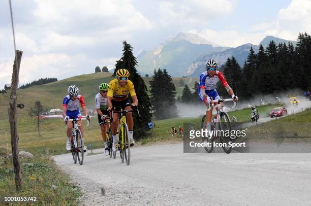 Greg Van Avermaet of Bmc and Rudy Molard of Groupama-Fdj at Plateau des Glieres during the 105th Tour de France 2018, Stage 10 a 158,5km stage from...