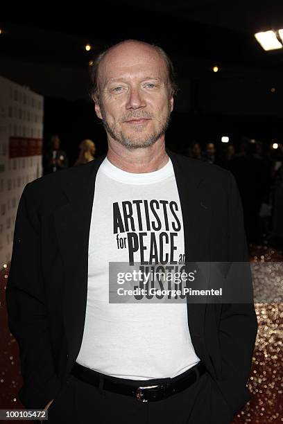 Director Paul Haggis attends the Artists for Peace and Justice Fundraiser at the VIP Room, Palm Beach during the 63rd Annual International Cannes...