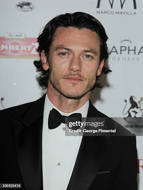 Actor Luke Evans attends the Artists for Peace and Justice Fundraiser at the VIP Room, Palm Beach during the 63rd Annual International Cannes Film...